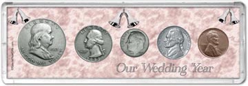 1953 Our Wedding Year Coin Gift Set THUMBNAIL