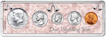 1965 Our Wedding Year Coin Gift Set THUMBNAIL