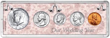 1967 Our Wedding Year Coin Gift Set THUMBNAIL