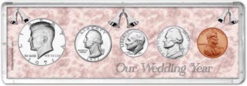 1971 Our Wedding Year Coin Gift Set THUMBNAIL