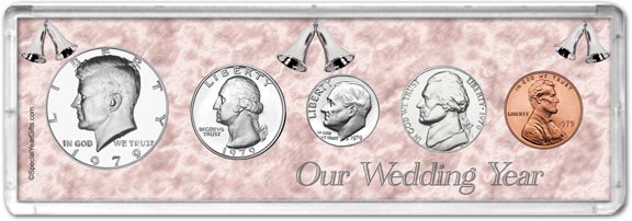 1979 Our Wedding Year Coin Gift Set MAIN