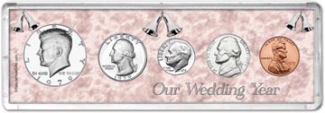 1979 Our Wedding Year Coin Gift Set THUMBNAIL