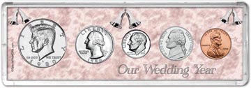 1980 Our Wedding Year Coin Gift Set THUMBNAIL