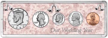 1983 Our Wedding Year Coin Gift Set THUMBNAIL