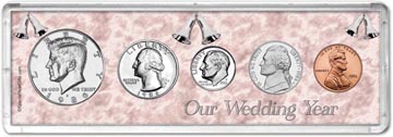 1986 Our Wedding Year Coin Gift Set THUMBNAIL