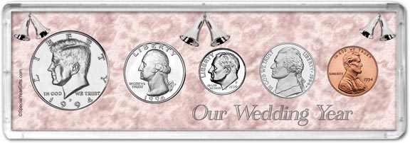 1994 Our Wedding Year Coin Gift Set MAIN