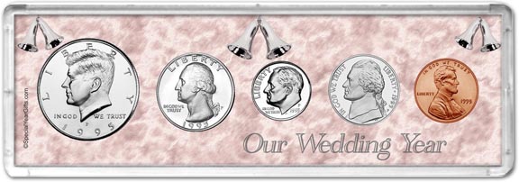 1995 Our Wedding Year Coin Gift Set MAIN