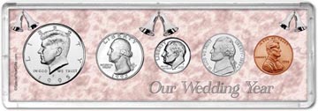 1995 Our Wedding Year Coin Gift Set THUMBNAIL