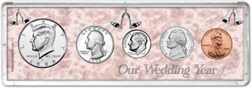 1998 Our Wedding Year Coin Gift Set THUMBNAIL