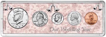 1999 Our Wedding Year Coin Gift Set THUMBNAIL