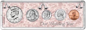 2004 Our Wedding Year Coin Gift Set THUMBNAIL