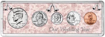2005 Our Wedding Year Coin Gift Set THUMBNAIL