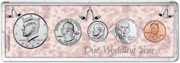2009 Our Wedding Year Coin Gift Set MAIN