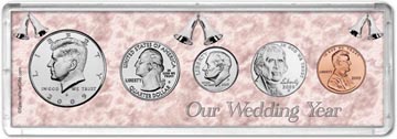 2009 Our Wedding Year Coin Gift Set THUMBNAIL