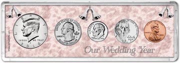 2010 Our Wedding Year Coin Gift Set THUMBNAIL