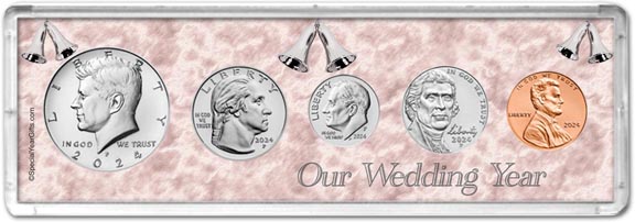 2024 Our Wedding Year Coin Gift Set LARGE
