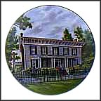 The First White House Of The Confederacy Collector Plate by John Alan Maxwell MAIN