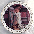 Christmas Blessings Collector Plate by Kathy Lawrence MAIN