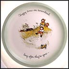 Happy Times Are Remembered Long After They're Gone Collector Plate by Holly Hobbie MAIN