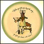 When You Fill Your Day With Song Collector Plate by Holly Hobbie MAIN