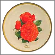 Impatient Rose Collector Plate by Luther Bookout MAIN