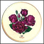 Intrigue Rose Collector Plate by Luther Bookout MAIN