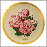 Paradise Rose Collector Plate by Luther Bookout MAIN
