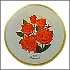 Prominent Rose Collector Plate by Luther Bookout MAIN
