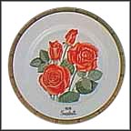 Seashell Rose Collector Plate by Luther Bookout MAIN