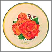Shreveport Rose Collector Plate by Luther Bookout MAIN