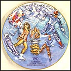 U.S. Winter Olympic Team, Albertville, France Collector Plate MAIN