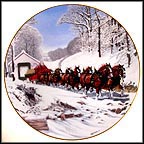 Winter's Day Collector Plate by Bud Kemper MAIN