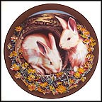 Fall's Frolic Collector Plate by Mary Ellen Wehrli MAIN