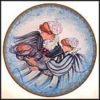 The Newborn Collector Plate by P. Buckley Moss MAIN