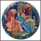 Lancelot And Guinevere Collector Plate by Frank Russell and Gertrude Barrer MAIN