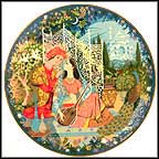 Shah Jahan And Mahal - Lovers Of Taj Mahal Collector Plate by Frank Russell and Gertrude Barrer MAIN