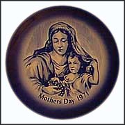 Madonna And Child Collector Plate by E. A. Babka MAIN