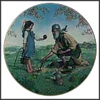 Johnny Appleseed Collector Plate by Gene Boyer MAIN