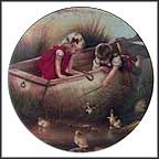 Rowboat Rendezvous Collector Plate by Miguel Paredes MAIN
