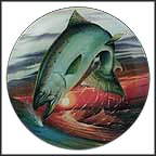 Chinook Salmon Collector Plate by John Eggert MAIN