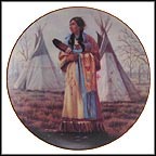 Yellow Bird - The Cheyenne Bride Collector Plate by Gregory Perillo MAIN
