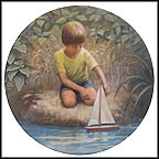 Row, Row, Row Your Boat Collector Plate by Hector Garrido MAIN