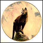 Mountain Lion Collector Plate by Gregory Perillo MAIN