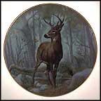 White Tailed Deer Collector Plate by Gregory Perillo MAIN