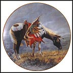 Nightshadow - Sioux War Pony Collector Plate by Gregory Perillo MAIN