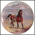 Prairie Prancer - Arapaho War Pony Collector Plate by Gregory Perillo MAIN