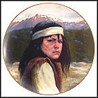 Young Geronimo Collector Plate by Gregory Perillo MAIN