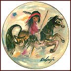 Merry Little Indian Collector Plate by Ted DeGrazia MAIN