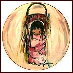 Pink Papoose Collector Plate by Ted DeGrazia MAIN