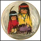 Wondering Collector Plate by Ted DeGrazia MAIN